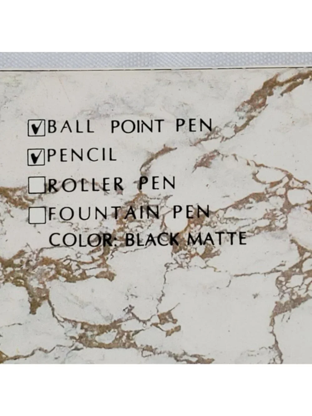 High Point Executive Series Black Matte Ballpoint Pen & Pencil Set